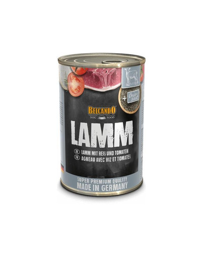 BELCANDO Jehněčí s rýží & rajčaty 6 x 400 g