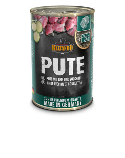 BELCANDO BELCANDO Krůtí s rýží & cuketou 6 x 400 g