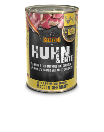 BELCANDO Kuře & kachna s prosem & mrkví 6 x 400 g