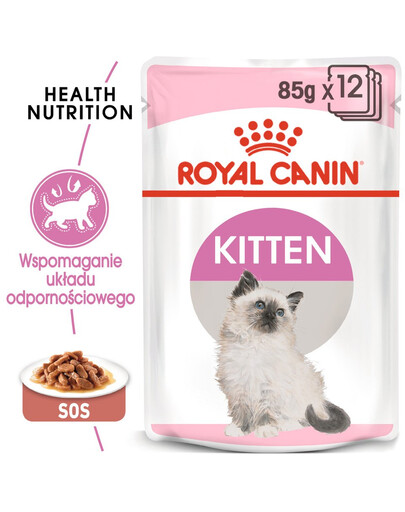 ROYAL CANIN Kitten Instinctive 4x85 g mokré krmivo v omáčce pro koťata do 12 měsíců