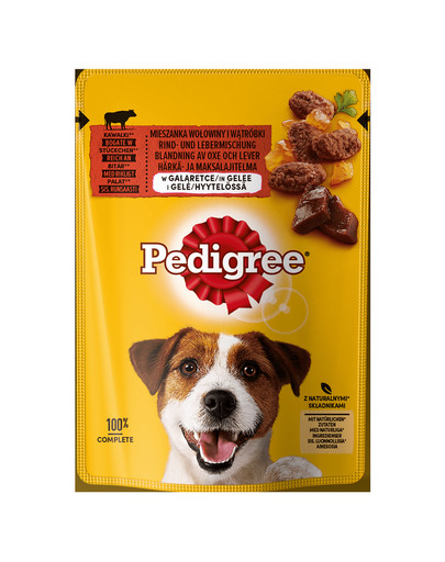 PEDIGREE Adult mokré krmivo pro psy v želé 24 x 100 g kapsičky