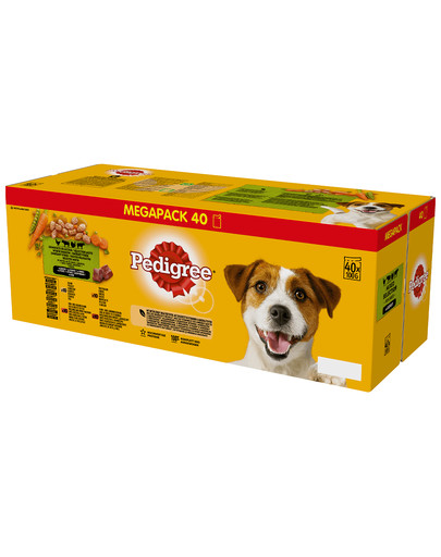 PEDIGREE Adult kapsičky pro psy mix příchutí 40 x 100 g