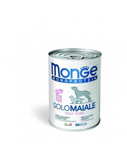 MONGE Monoprotein Solo Konzervy 400g