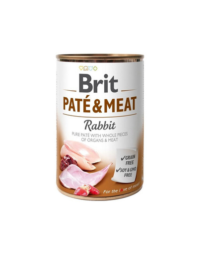 BRIT Pate&Meat 6 x 400 g psí paštiky v konzervě