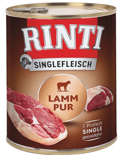 RINTI Singlefleisch Pure monoproteinové krmivo pro dospělé psy 800 g