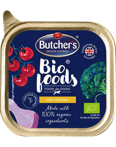 BUTCHER'S Bio Foods paštika krmivo pro dospělé psy 150 g