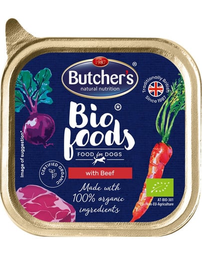 BUTCHER'S Bio Foods paštika krmivo pro dospělé psy 150 g