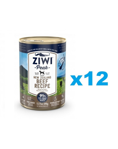 ZIWIPEAK Psí konzerva 12 x 390 g