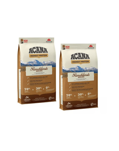 ACANA Ranchlands Dog 2 x 11,4 kg