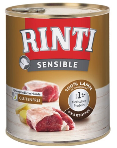 RINTI Sensible Jagnięcina z ziemniakami 800 g