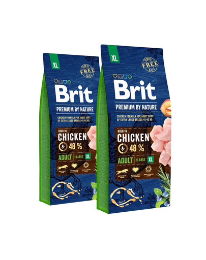 BRIT Premium By Nature Adult Extra Large XL 2 x 15 kg