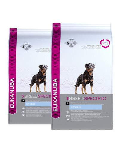 EUKANUBA Adult Breed Specific Rottweiler 2 x 12 kg