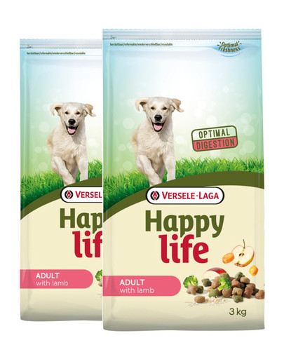 VERSELE-LAGA Happy life adult lamb 30 kg (2 x 15 kg)