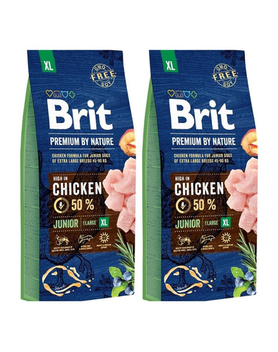 BRIT Premium By Nature Junior Extra Large XL 2 x 15 kg