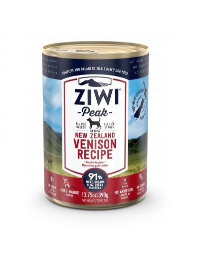 ZIWIPEAK Dog zvěřina 390 g