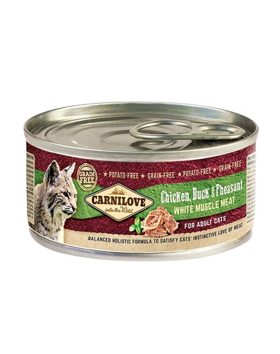 CARNILOVE Cat chicken&pheasant 24 x 100 g