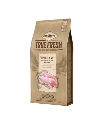 CARNILOVE True Fresh Turkey 11,4 kg + 1,4 kg ZDARMA