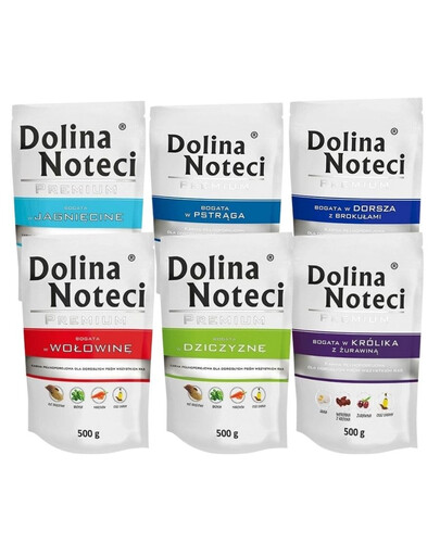 DOLINA NOTECI Premium Mix příchutě 10x500g bez drůbeže
