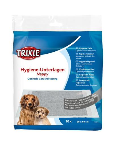 TRIXIE Hygienická podložka s aktivním uhlím pro štěňata 60x60cm 10ks/bal