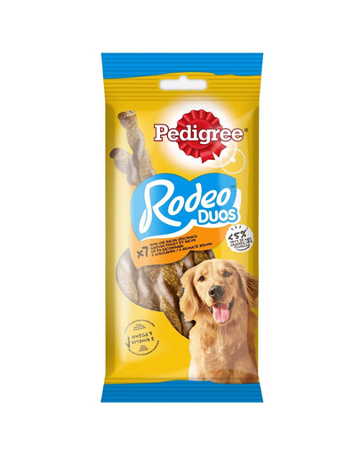 PEDIGREE Rodeo Duos 123g pamlsek pro dospělé psy s kuřecí a slaninovou příchutí