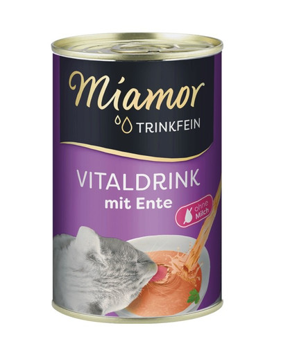 MIAMOR Trinkfein Kachní polévka pro kočky 135 g