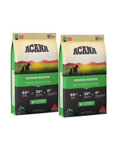 ACANA Senior Dog 2 x 11.4 kg