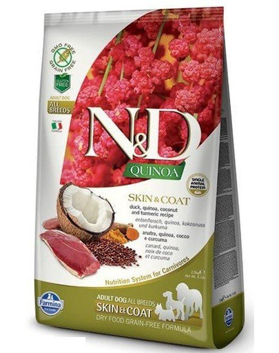 N&D Quinoa Dog Skin & Coat Duck & Coconut 2.5 kg
