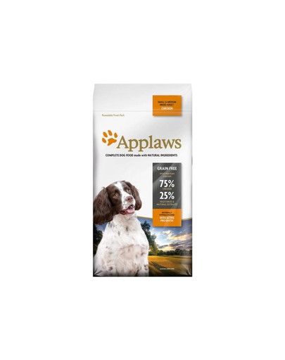 APPLAWS Dog Adult Small & Medium Breed Chicken 2kg - granule pro psy