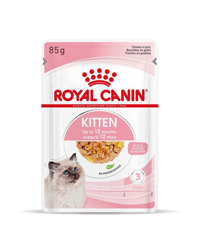 ROYAL CANIN Kitten Instinctive Jelly 85g x 12 kapsička pro koťata v želé