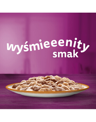 WHISKAS Adult 85g mokré krmivo pro dospělé kočky v omáčce z jehněčího a krůtího masa