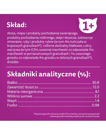 WHISKAS Adult 300g suché krmivo pro dospělé kočky s lahodným tuňákem
