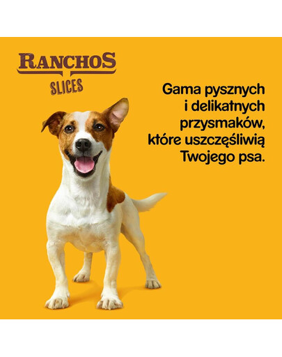 PEDIGREE Ranchos Slices 60g – psí pamlsky s hovězím masem
