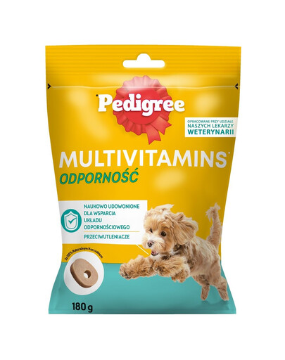 PEDIGREE Multivitamins Chicken 180 g doplňkové krmivo pro imunitu pro dospělé psy