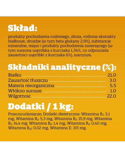 PEDIGREE Multivitamins Chicken 180 g doplňkové krmivo pro imunitu pro dospělé psy