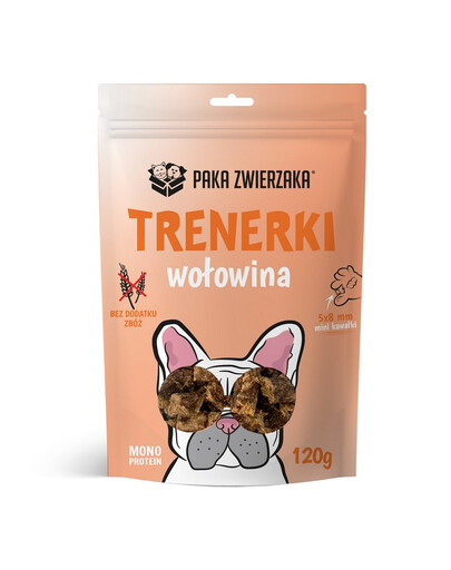 PAKA ZWIERZAKA Hovězí trenéry pro psy 120g