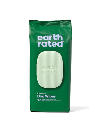 EARTH RATED Kompostovatelné ubrousky s levandulí 100 ks.