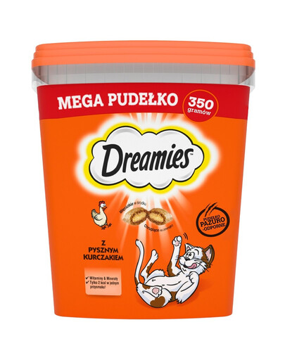 DREAMIES Mega Pudełko 350g Lahodná kuřecí pochoutka pro kočky