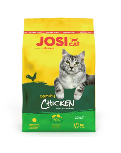 JOSERA JosiCat Crunchy Chicken 10kg s drůbeží pro dospělé kočky