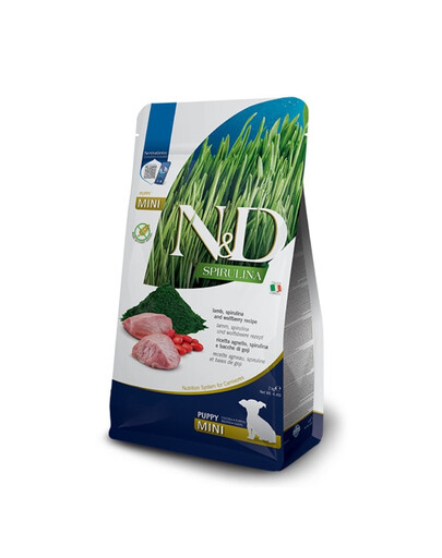 FARMINA N&D Spirulina Puppy Mini Lamb & Wolfberry 2 kg