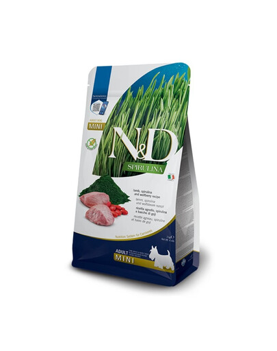 FARMINA N&D Spirulina Adult Mini Lamb & Wolfberry 2 kg