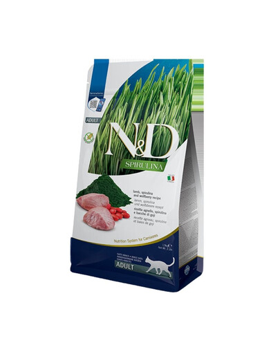 FARMINA N&D Spirulina Cat Adult Lamb & Wolfberry 1,5 kg