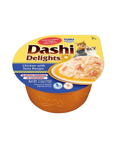 INABA Cat Dashi Delights kuře a tuňák 70 g