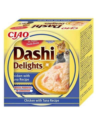 INABA Cat Dashi Delights kuře a tuňák 70 g