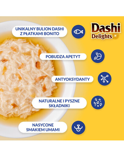 INABA Cat Dashi Delights Chicken and Scallops 70 g