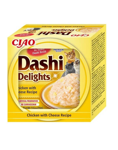 INABA Cat Dashi Delights Kuře a sýr 70 g