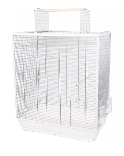INTERZOO Fiona XL Klatka dla ptaków 78 cm biała