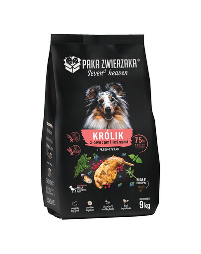 PAKA ZWIERZAKA Seventh Heaven Suché krmivo pro králíky s lesním ovocem S 9 kg
