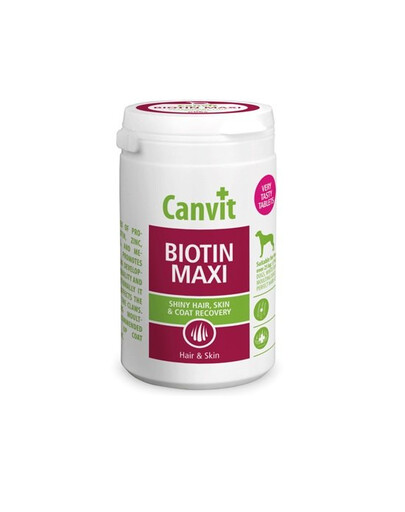 CANVIT Dog Biotin Maxi 500g doplněk pro psy velkých plemen