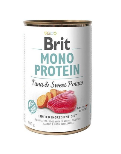 BRIT Monoprotein Tuňák a sladké brambory 400 g Monoprotein Tuňák a sladké brambory