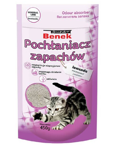 Super Benek pohlcovač pachů s vůní levandule 450 g